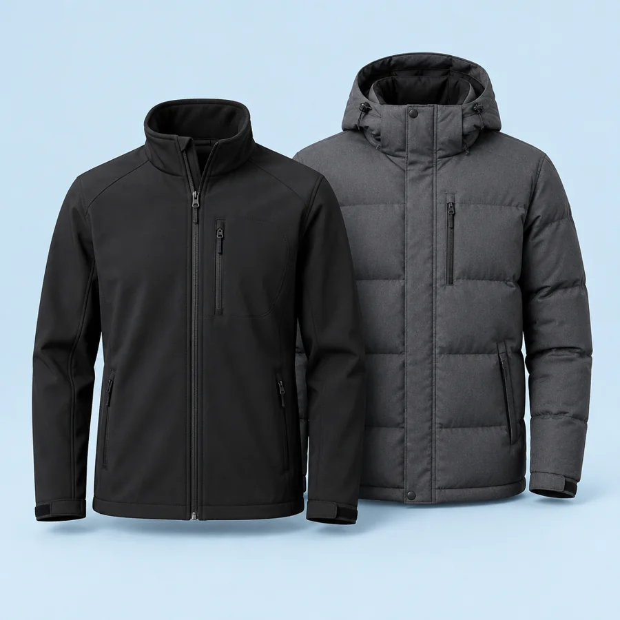 Softshell jas en winterjas