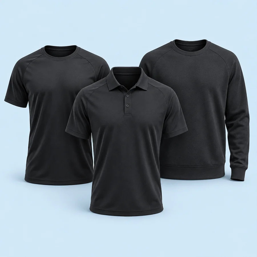 Sportkleding: sportshirt, sportpolo en sportsweater
